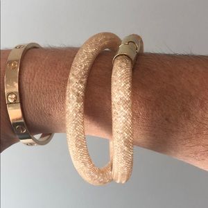 Swarovski gold wrap bracelet or necklace.